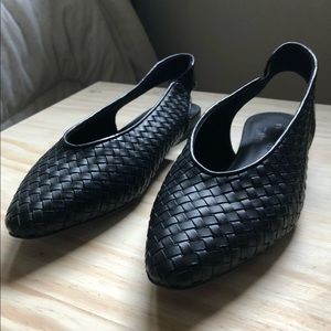 Everlane Woven V Slingback Flats